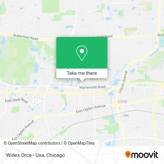 Widex Orca - Usa map
