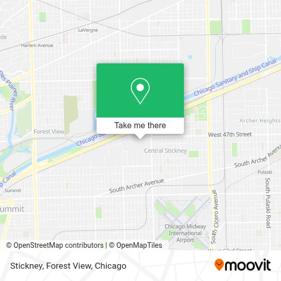 Stickney, Forest View map