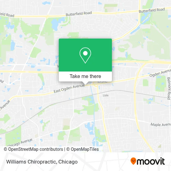 Williams Chiropractic map