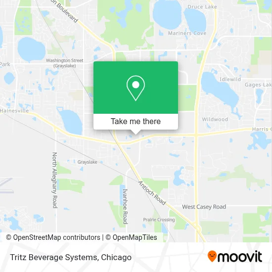 Tritz Beverage Systems map