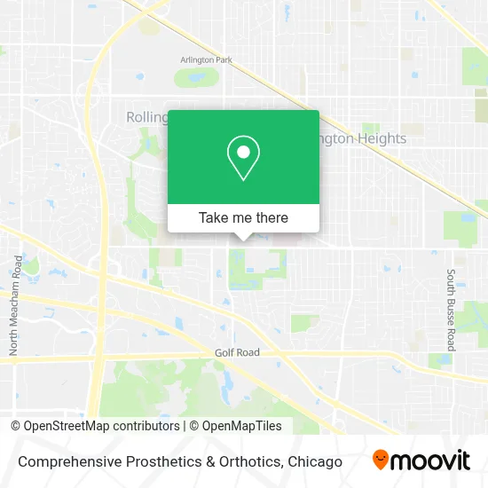 Comprehensive Prosthetics & Orthotics map