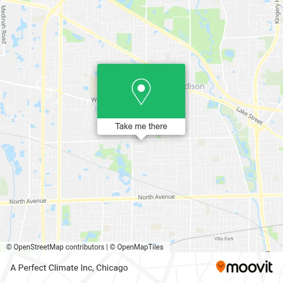 A Perfect Climate Inc map