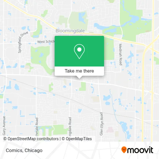 Comics map