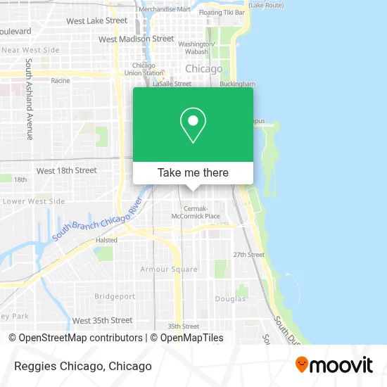Reggies Chicago map