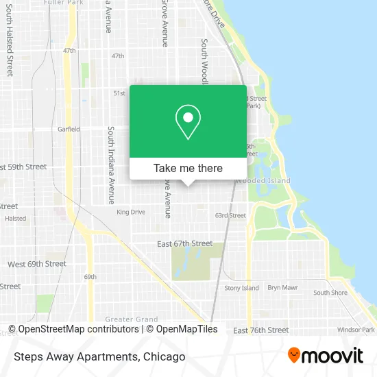 Steps Away Apartments map