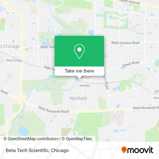 Beta Tech Scientific map