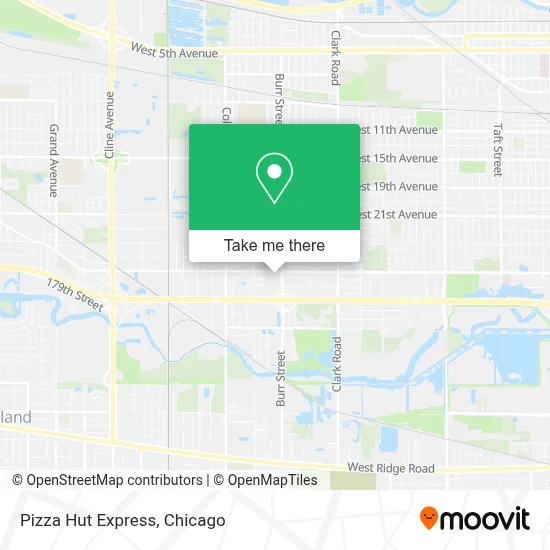 Pizza Hut Express map