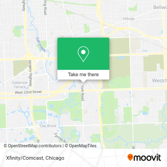 Xfinity/Comcast map