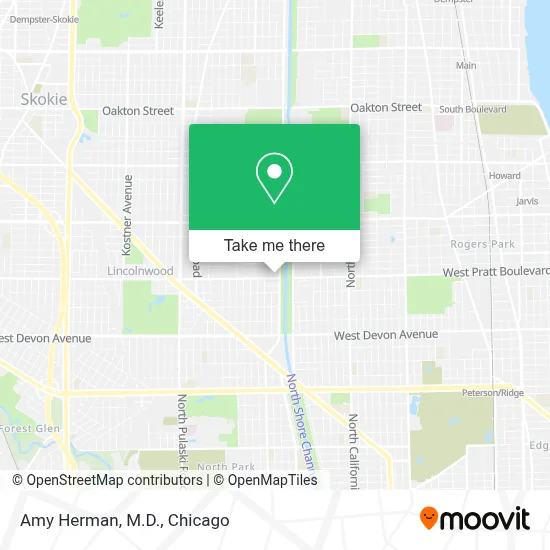 Amy Herman, M.D. map