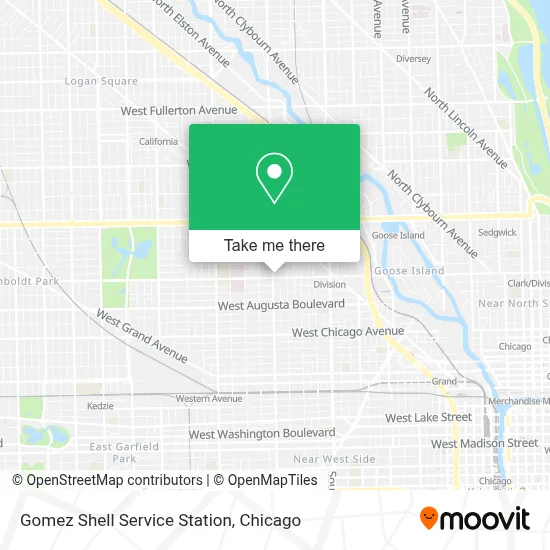 Gomez Shell Service Station map