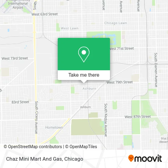 Chaz Mini Mart And Gas map