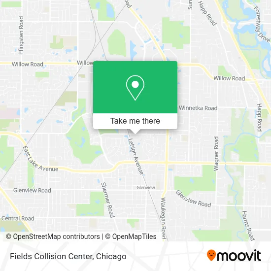 Fields Collision Center map