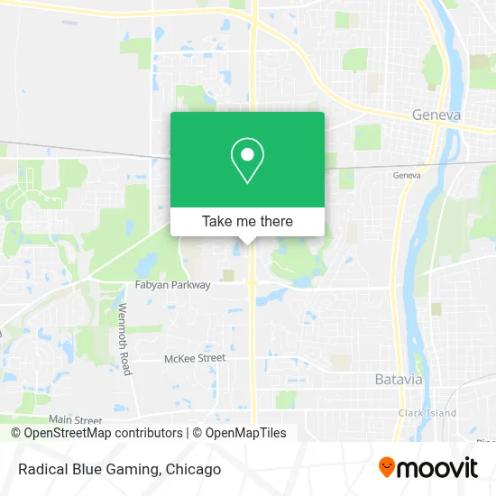Radical Blue Gaming map