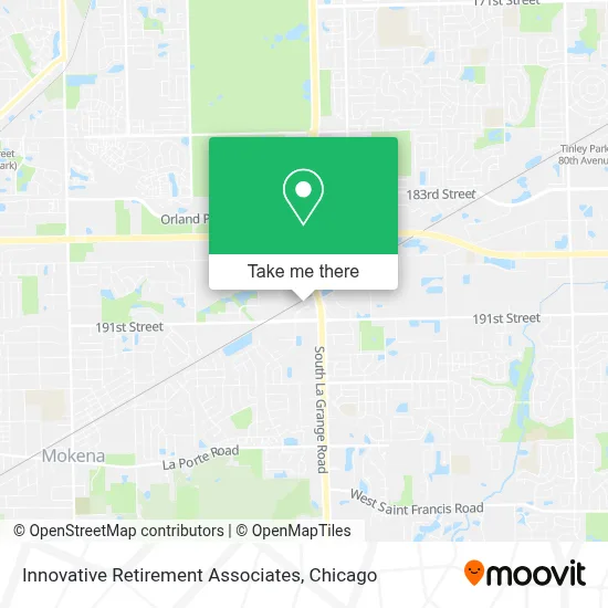 Innovative Retirement Associates map