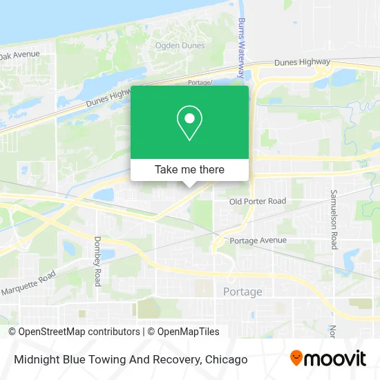 Midnight Blue Towing And Recovery map