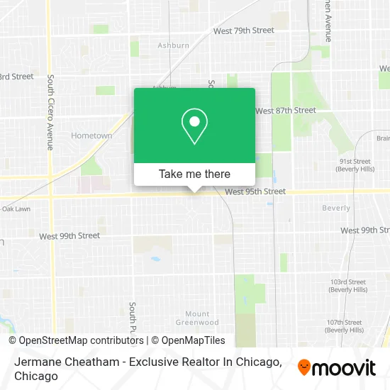Jermane Cheatham - Exclusive Realtor In Chicago map
