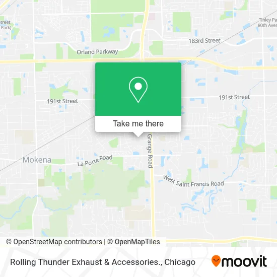 Rolling Thunder Exhaust & Accessories. map