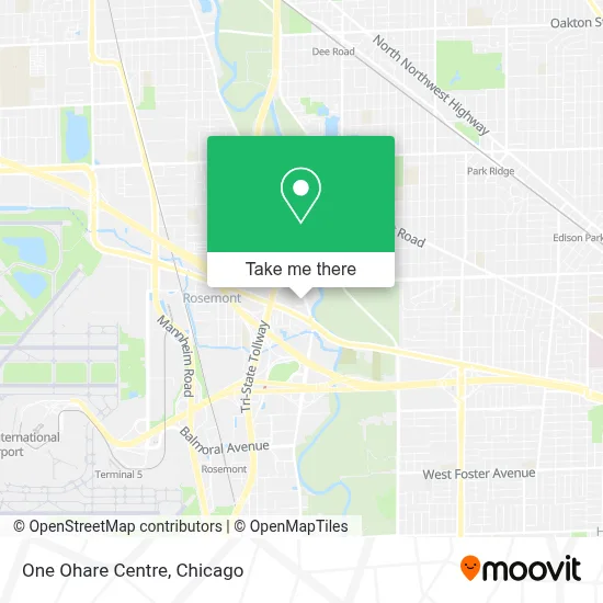One Ohare Centre map