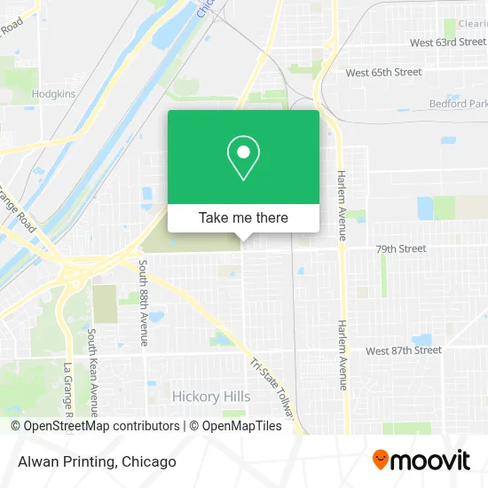 Alwan Printing map