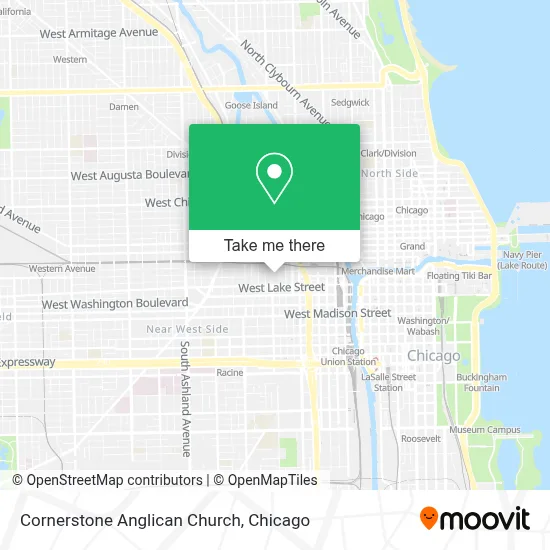Cornerstone Anglican Church map