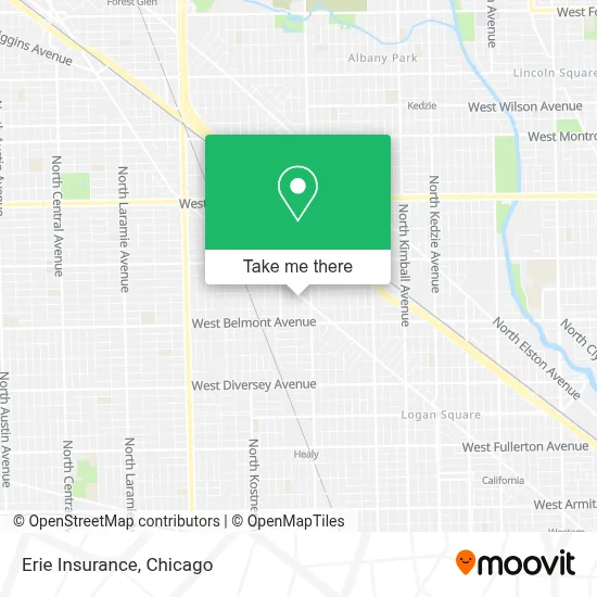 Erie Insurance map