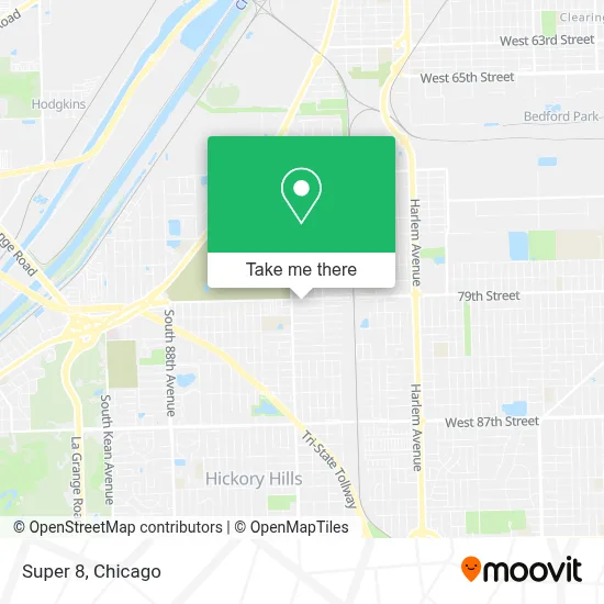 Super 8 map