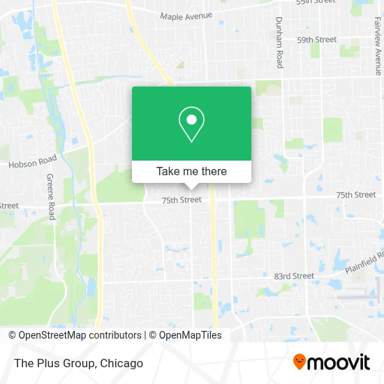 The Plus Group map