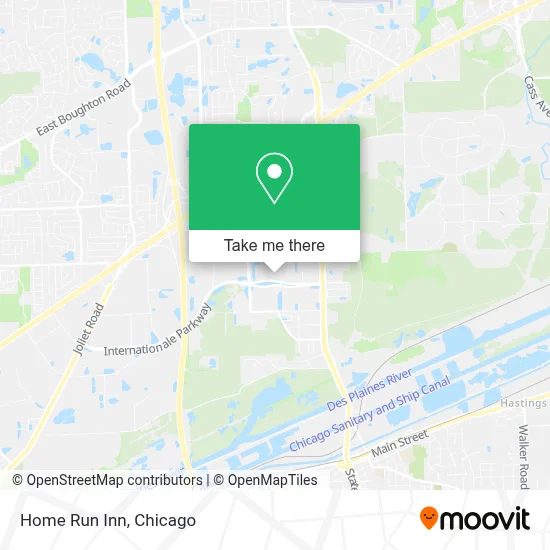Home Run Inn map