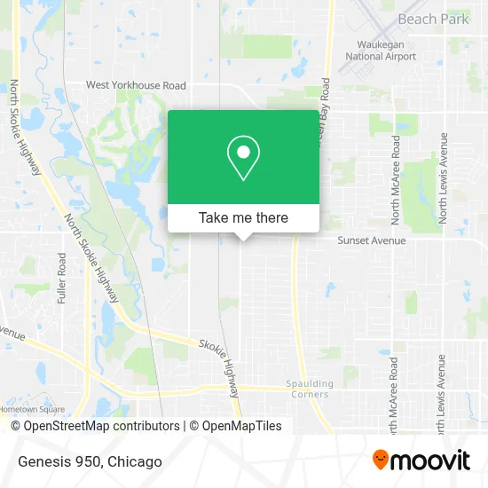 Genesis 950 map
