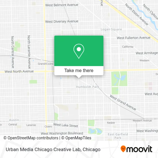 Urban Media Chicago Creative Lab map