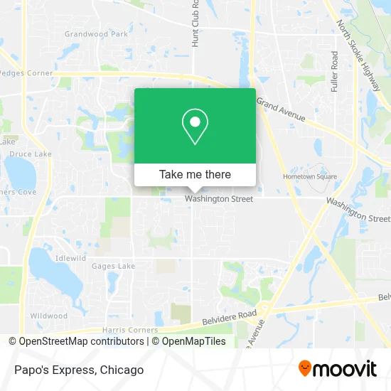 Papo's Express map