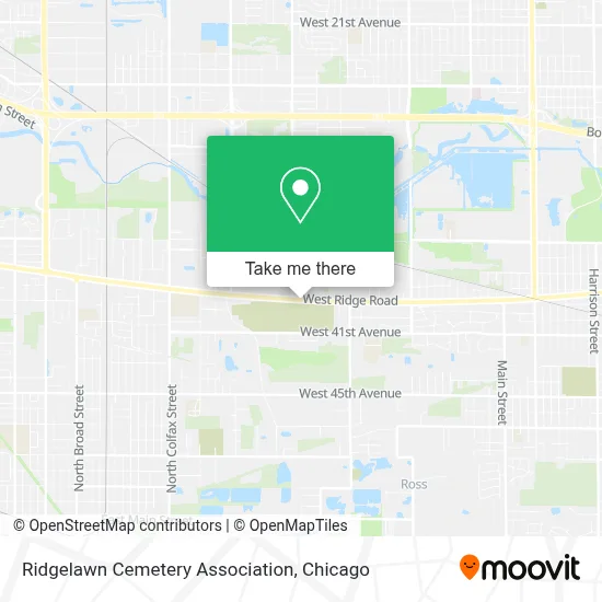 Ridgelawn Cemetery Association map