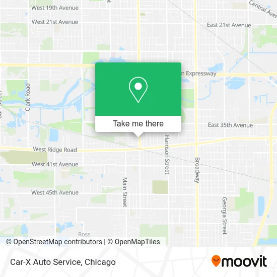 Car-X Auto Service map