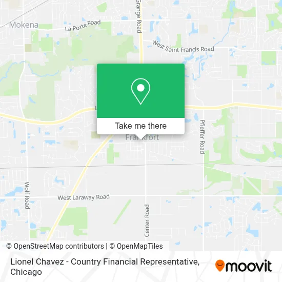 Lionel Chavez - Country Financial Representative map