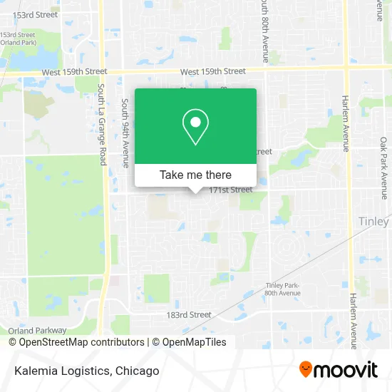 Kalemia Logistics map