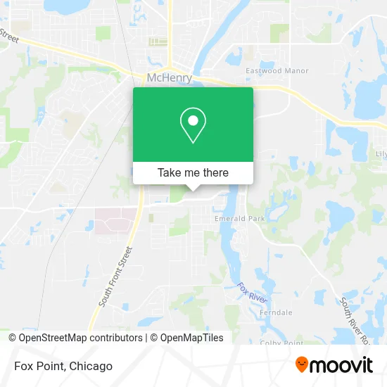 Fox Point map