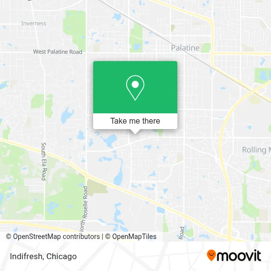 Indifresh map