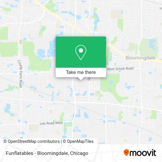 Funflatables - Bloomingdale map
