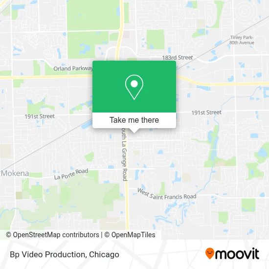 Bp Video Production map