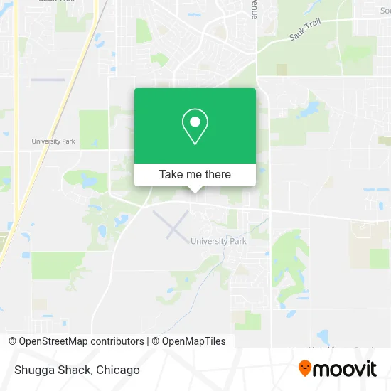 Shugga Shack map
