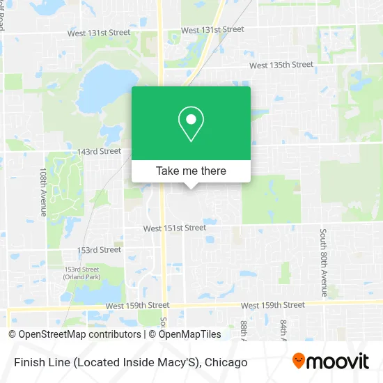 Finish Line (Located Inside Macy'S) map