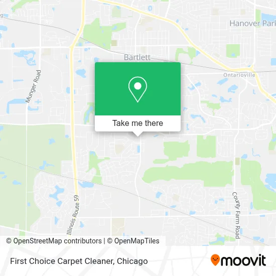 First Choice Carpet Cleaner map