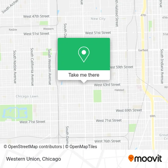 Western Union map