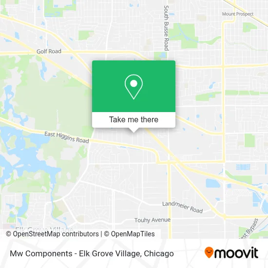 Mw Components - Elk Grove Village map