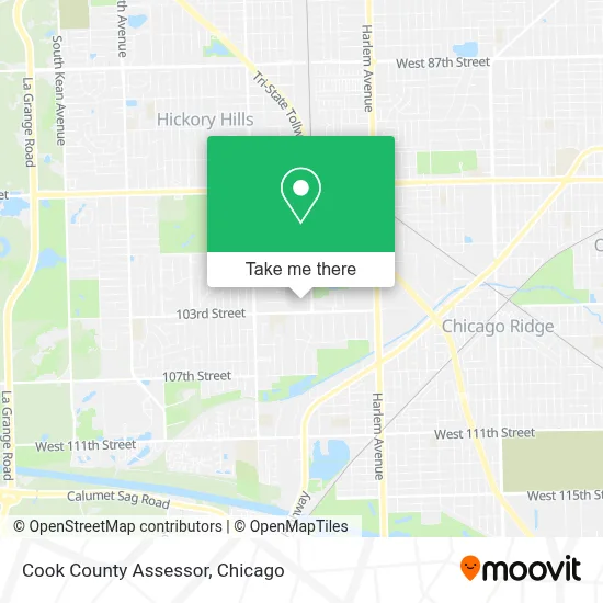 Cook County Assessor map
