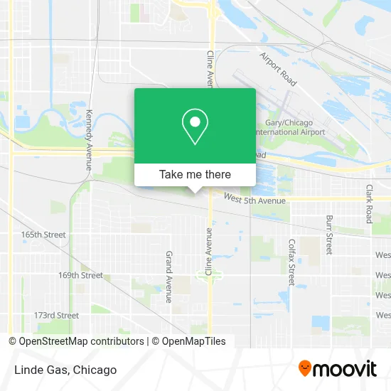 Linde Gas map
