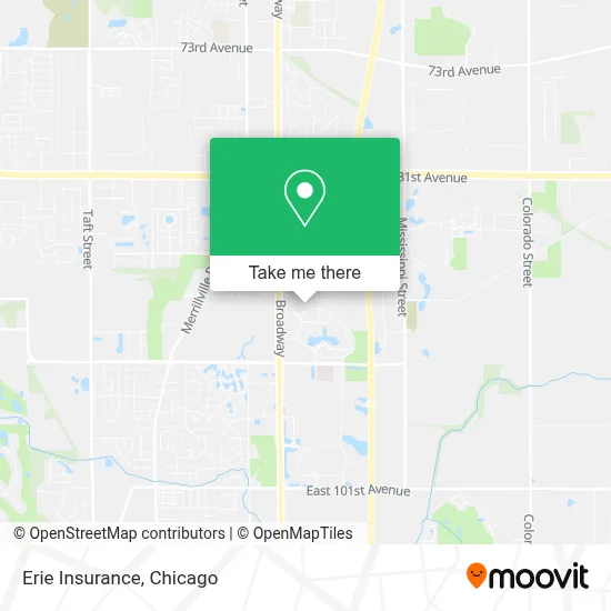Erie Insurance map
