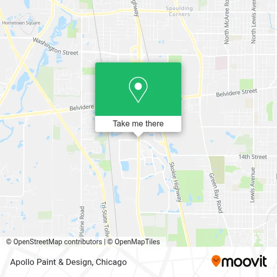 Apollo Paint & Design map