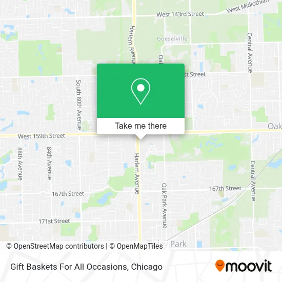 Gift Baskets For All Occasions map