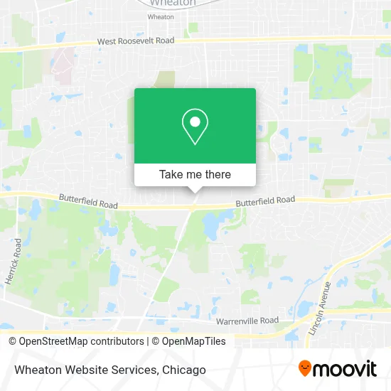 Wheaton Website Services map